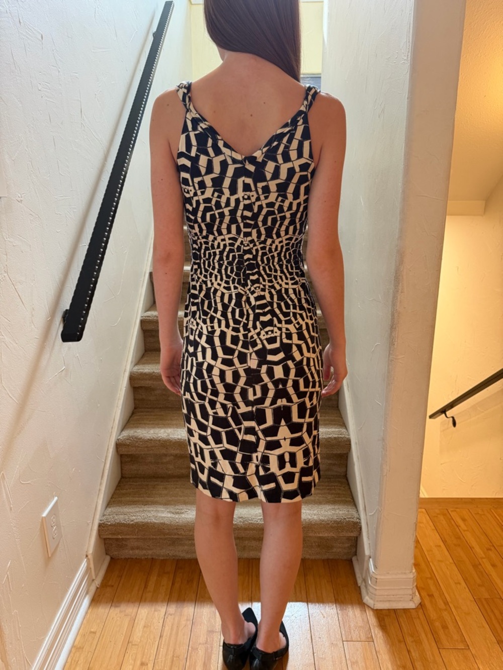 Diane Von Furstenberg Geometric print dress - Picture 4 of 15